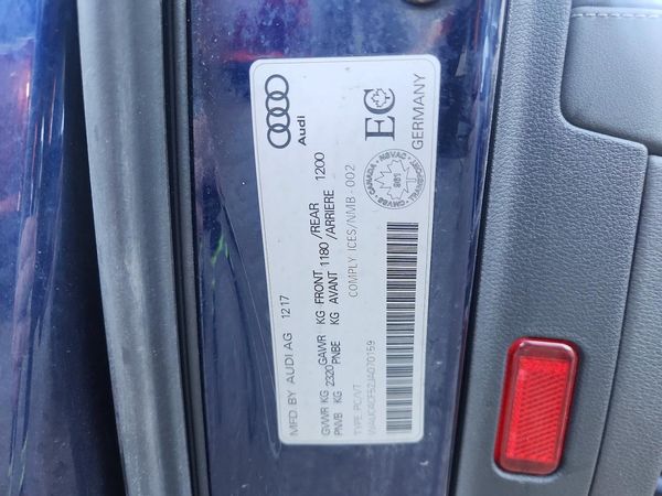 2018 AUDI S5 — VINS