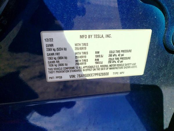 2023 TESLA MODEL Y