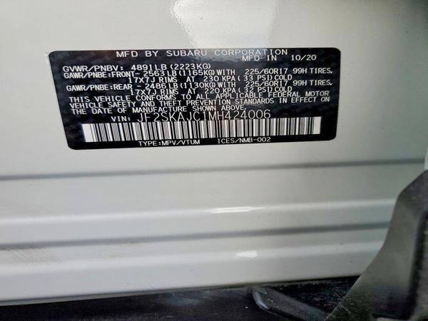 2021 SUBARU FORESTER Premium