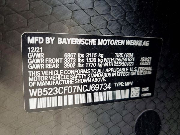 2022 BMW IX xDrive50i