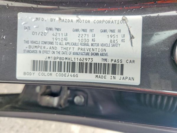 2020 MAZDA 3 — VINS