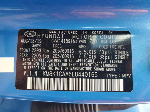 2020 HYUNDAI KONA