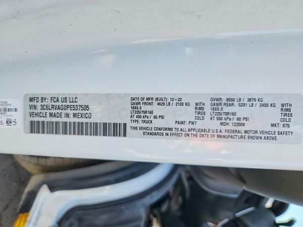 2023 RAM PROMAR1500