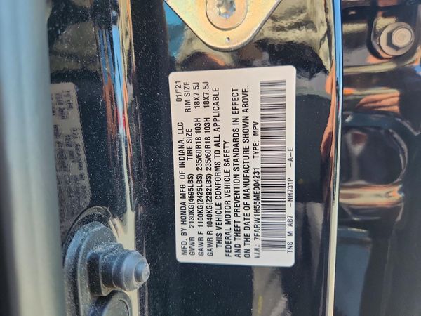 2021 HONDA CR-V — VINS