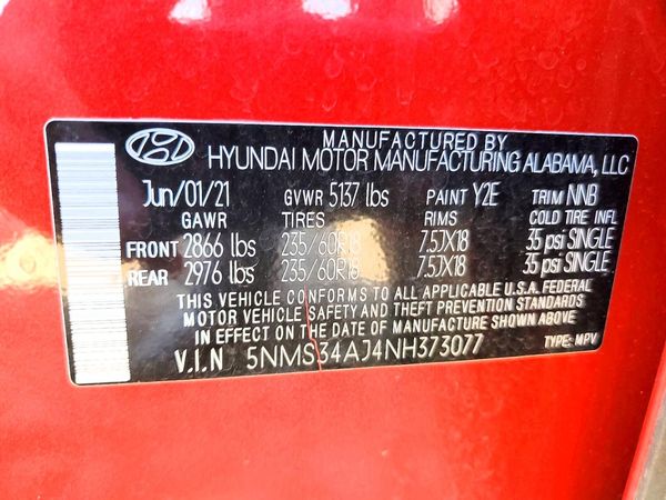2022 HYUNDAI SANTA FE