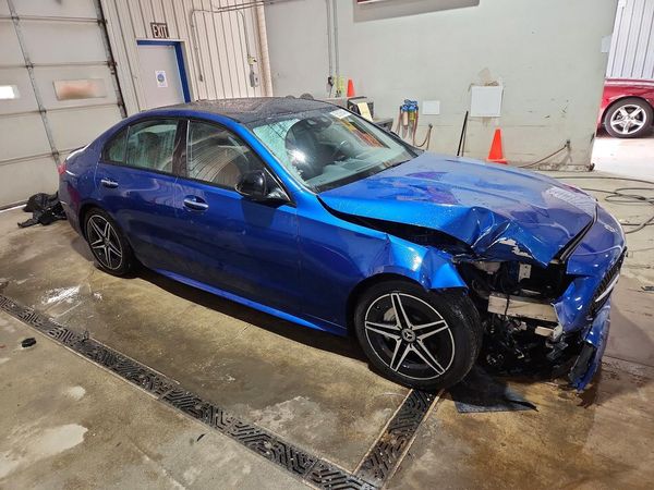 2022 MERCEDES-BENZ C C300 4MATIC — Passenger 3/4