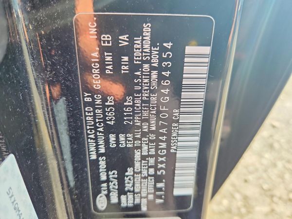 2015 KIA OPTIMA GL(Middle-low grade)
