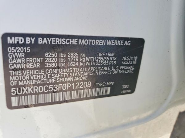 2015 BMW X5 xDrive35i