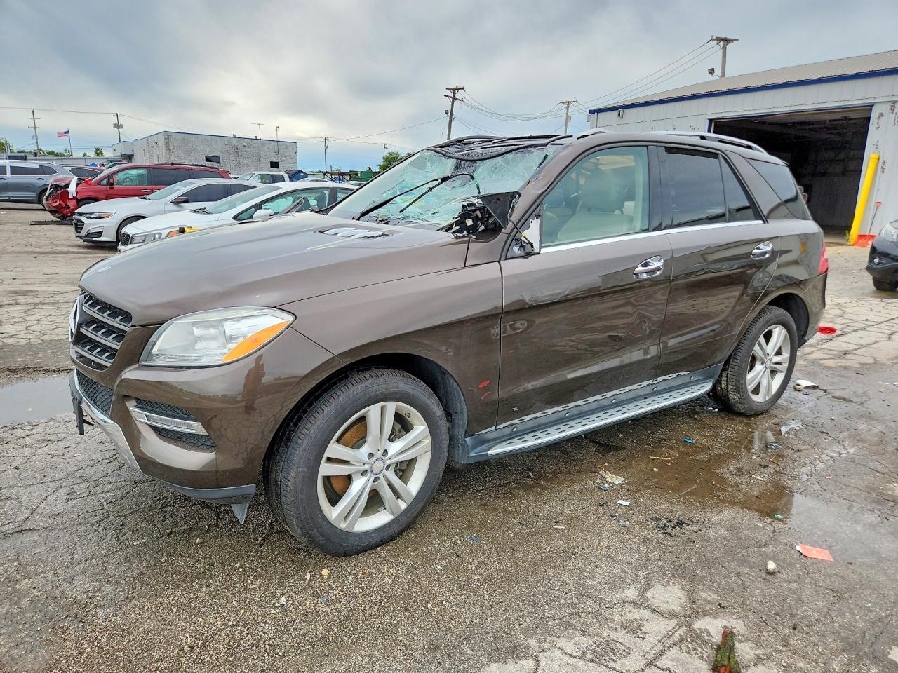 2014 MERCEDES-BENZ M-CLASS ML350 4-MATIC — Front 3/4