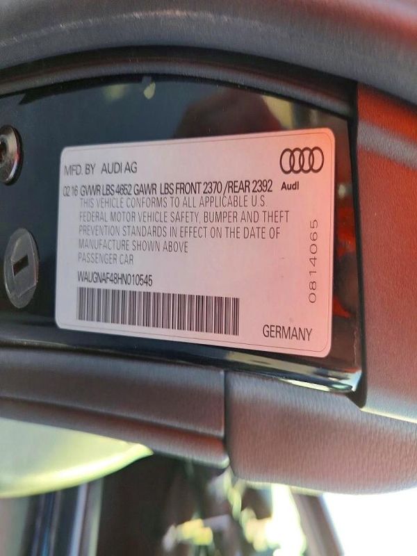 2017 AUDI A4 Premium, Ultra Premium