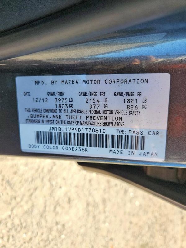 2013 MAZDA 3 Touring/GS