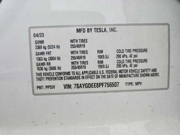 2023 TESLA MODEL Y