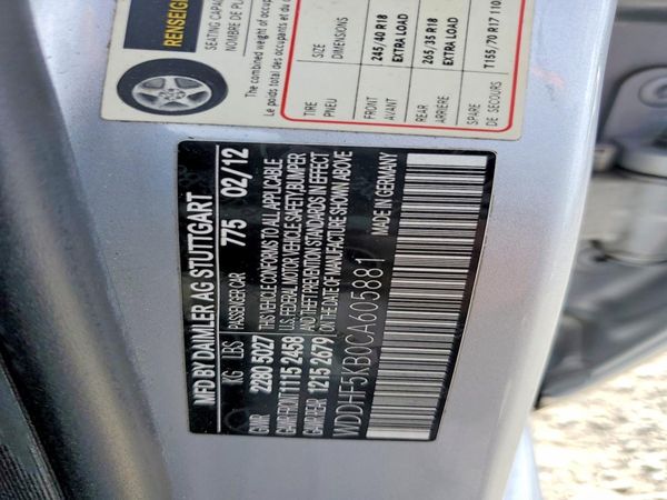 2012 MERCEDES-BENZ E E350