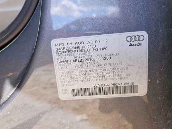 2012 AUDI Q5 Premium Plus