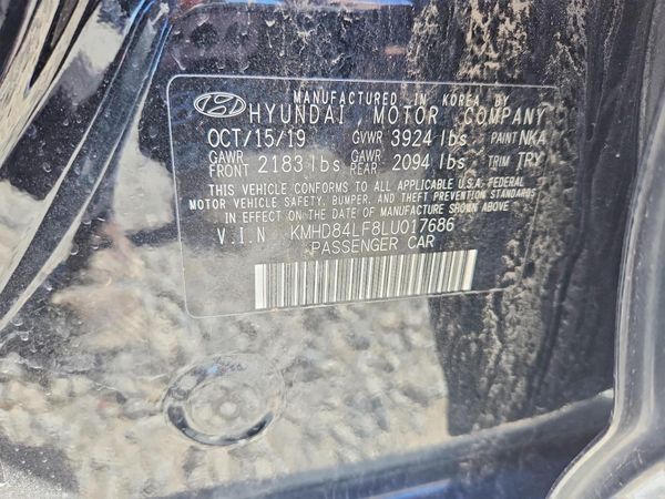 2020 HYUNDAI ELANTRA