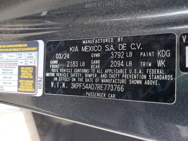 2024 KIA FORTE GT Line