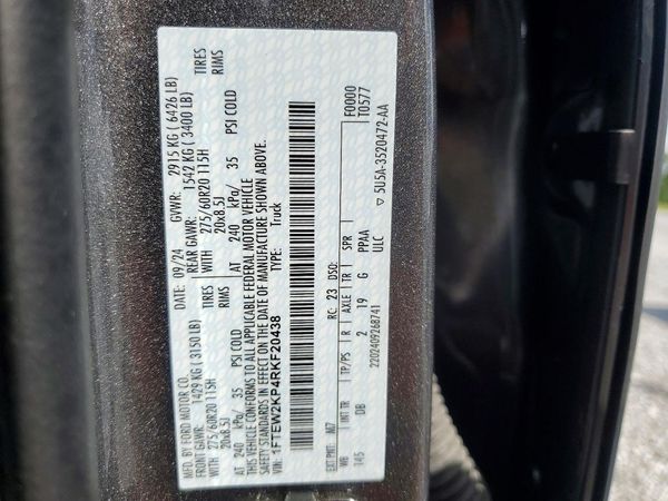 2024 FORD F150