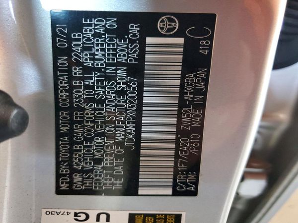 2022 TOYOTA PRIUS