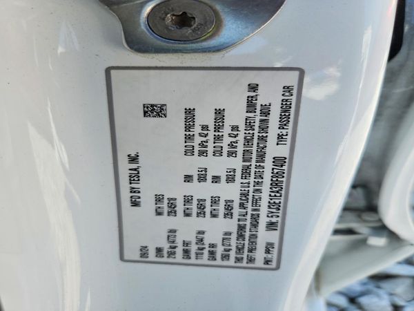 2024 TESLA MODEL 3 — VINS