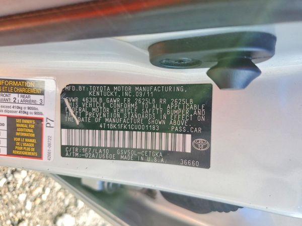 2012 TOYOTA CAMRY