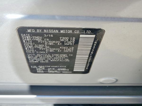 2016 INFINITI QX80