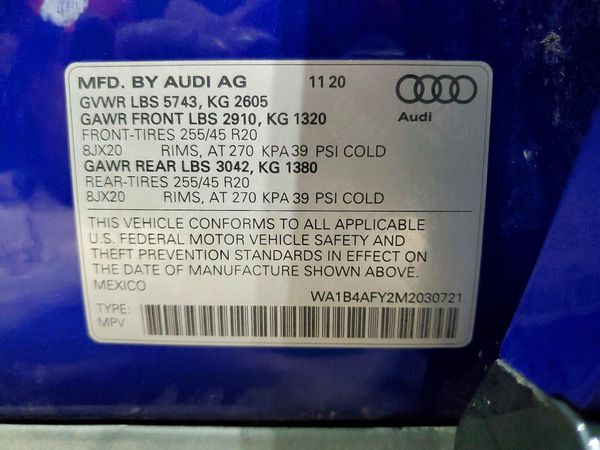 2021 AUDI SQ5 quattro Premium Plus