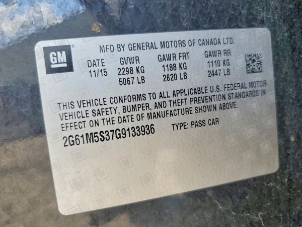 2016 CADILLAC XTS Luxury — VINS