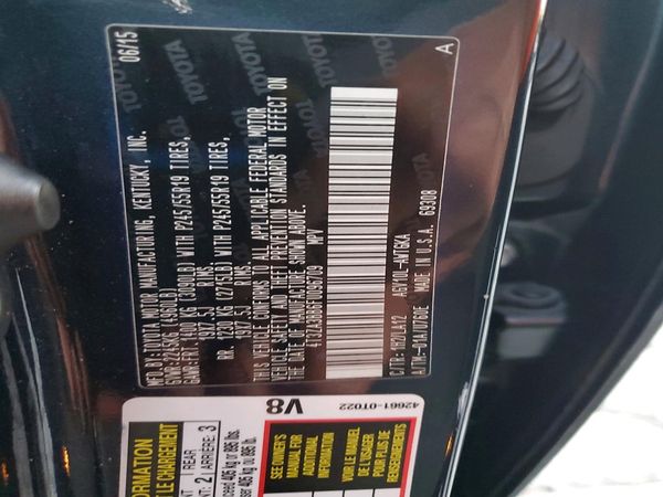2015 TOYOTA VENZA XLE — VINS
