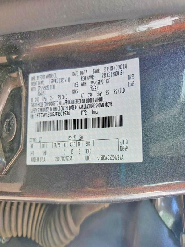 2018 FORD F150
