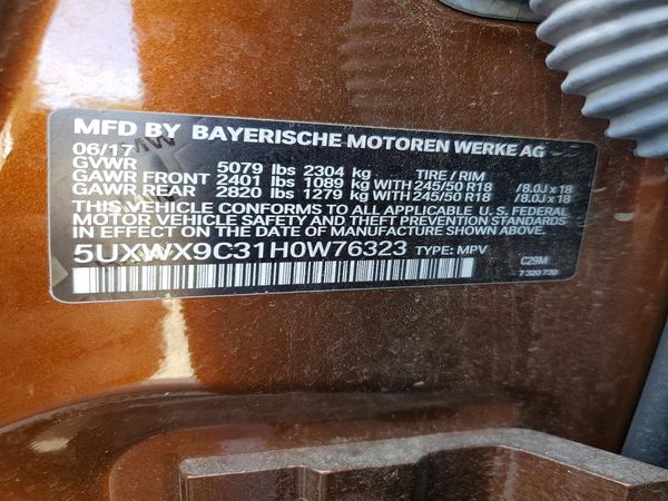 2017 BMW X3 xDrive28i