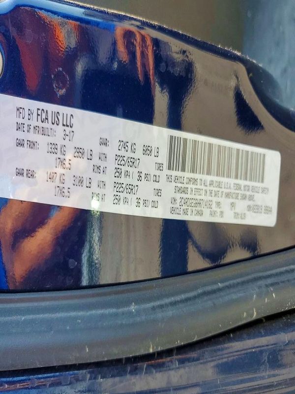 2017 DODGE GRAND CARAVAN GT