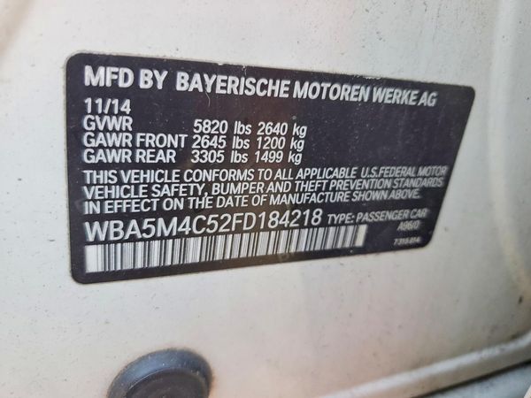 2015 BMW 535 xDrive GT