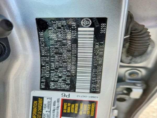 2015 TOYOTA CAMRY