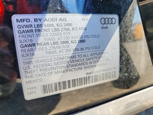 2022 AUDI Q5 S Line quattro Premium