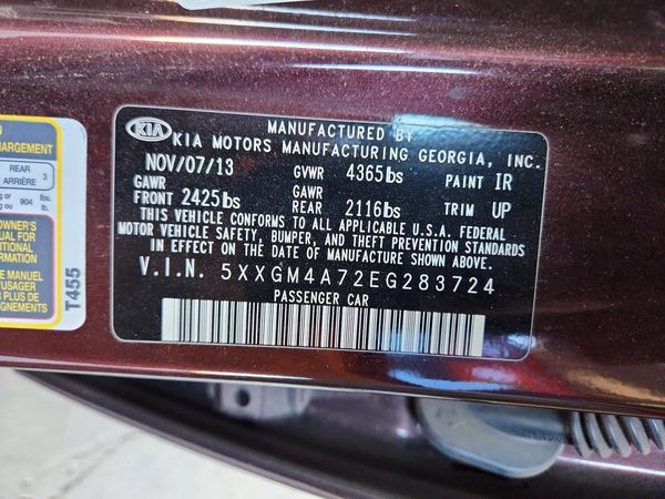 2014 KIA OPTIMA