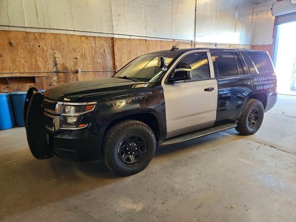 2018 CHEVROLET TAHOE Police Vehicle — Front 3/4