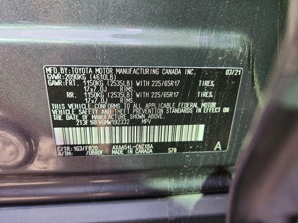 2021 TOYOTA RAV4