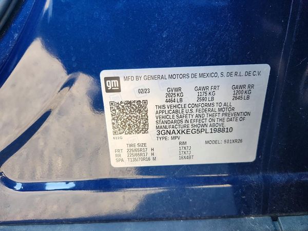 2023 CHEVROLET EQUINOX LT (1LT)