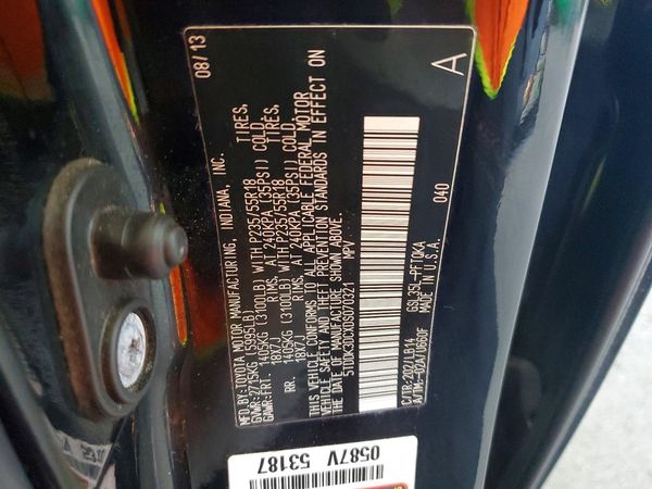 2013 TOYOTA SIENNA