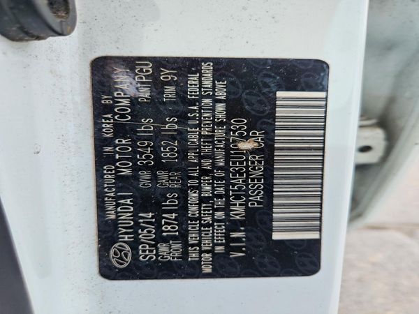 2014 HYUNDAI ACCENT 5DR GS / 4DR GLS — VINS