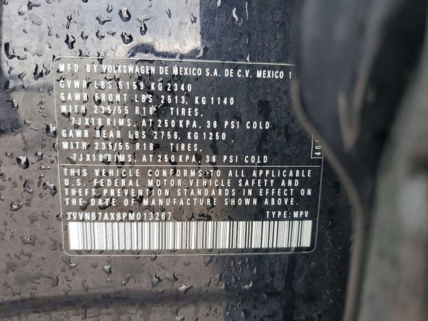 2023 VOLKSWAGEN TIGUAN SE