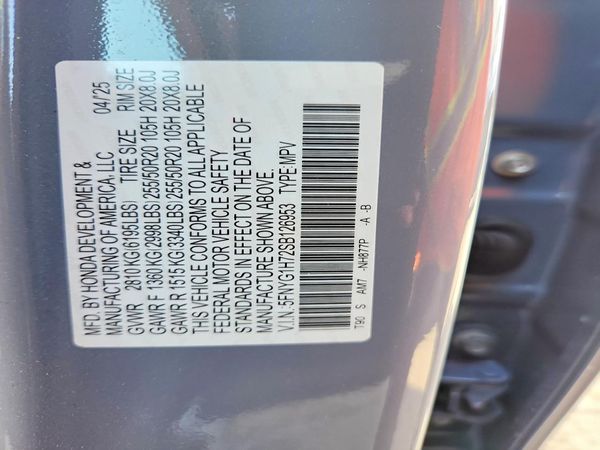 2025 HONDA PILOT
