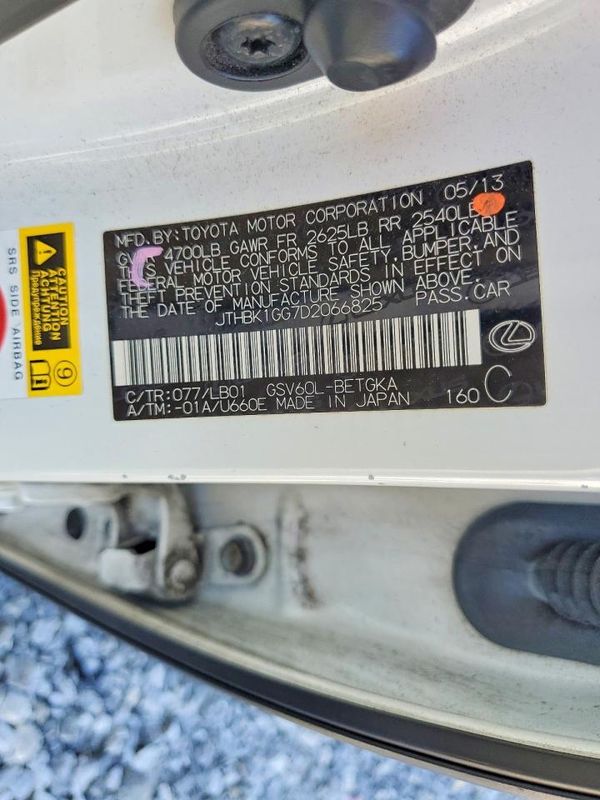 2013 LEXUS ES350 350