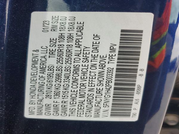 2023 HONDA PILOT