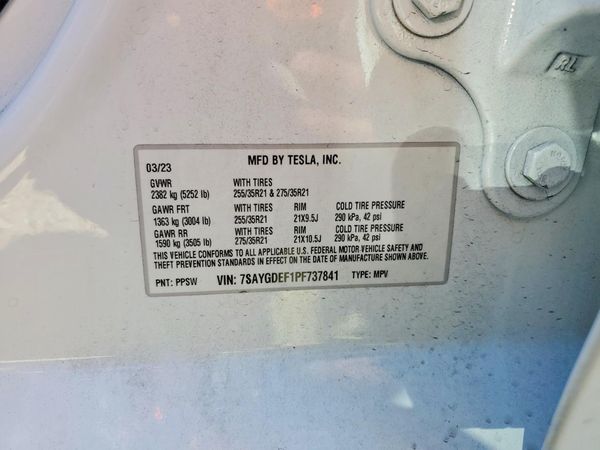 2023 TESLA MODEL Y