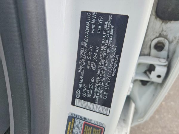 2022 HYUNDAI ELANTRA SEL w/Convenience Pkg