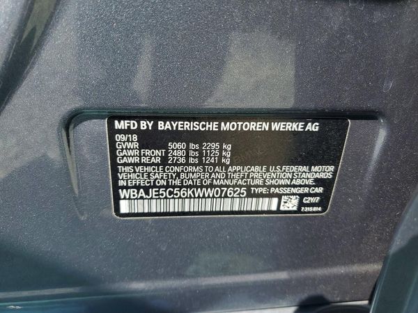 2019 BMW 540