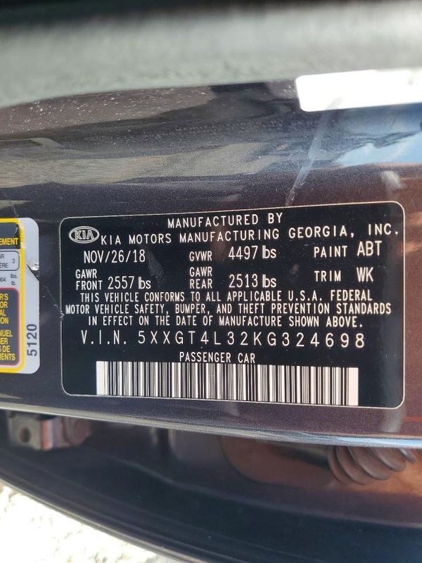 2019 KIA OPTIMA
