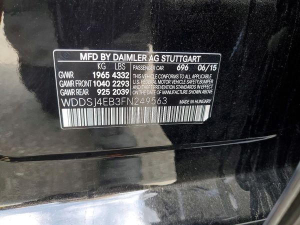 2015 MERCEDES-BENZ CLA CLA250