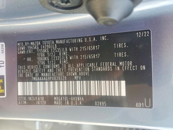 2023 TOYOTA COROLLA CROSS L